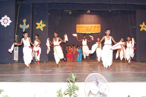 Dance performance by SMHS children