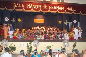 Group photo of the 65 children who had participated in the function