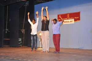 Audiences having a fun time courtesy Sn. Shiva Rishi