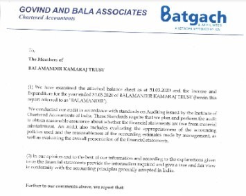 BMKT Audited Financials – 31-03-2020