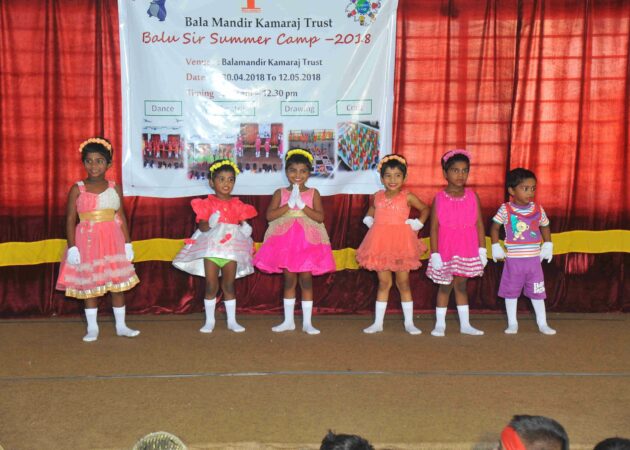 Balu Sir Summer Camp held from 30th April to 12th May 2018